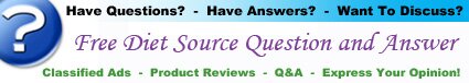 Free Diet Source Q&A Forum
